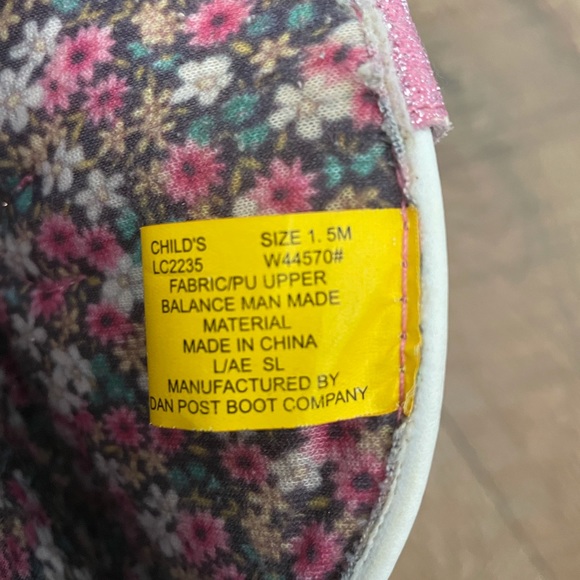 Laredo western boots girls size 1.5 - Picture 7 of 7